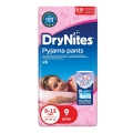 Подгузники-трусики для девочек Huggies Dry Nites 8-15лет 27-57кг 9шт
