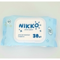 Детские влажные салфетки 30шт Nikko