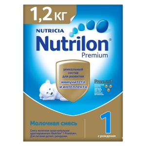 Сухая молочная смесь Nutrilon Premium 1 1200г с рождения